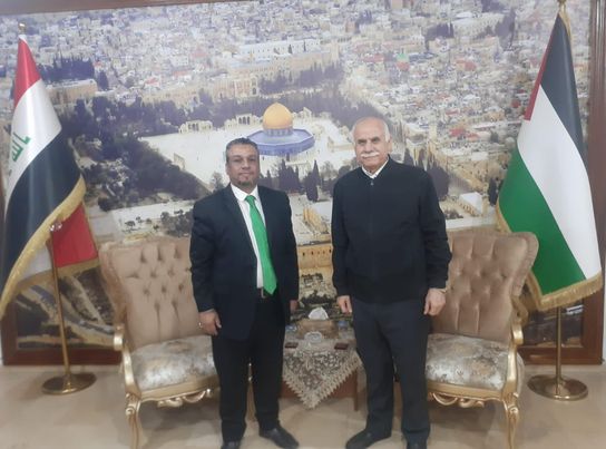 السفير الفلسطيني لدى العراق أحمد عقل لـ (الشرق) : القضية الفلسطينية هي القضية الأساسية للامة العربية والإسلامية