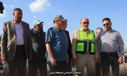 محافظ نينوى يتابع  ميدانيا تقدم العمل في مشروع إعادة إعمار وتطوير مطار الموصل الدولي