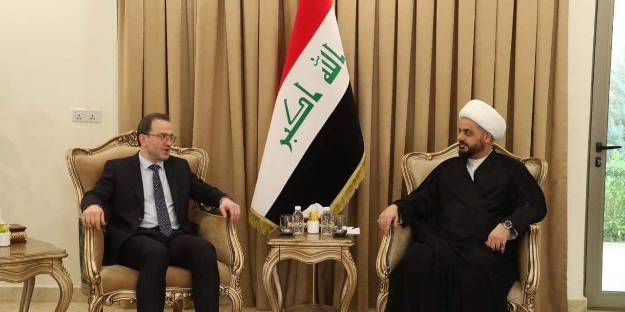 الشيخ الخزعلي  يستقبل سفير روسيا الاتحادية لدى العراق، ويبحث معه عددًا من القضايا المحلية والإقليمية