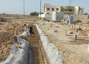 بقضاء سامراء صندوق إعادة إعمار المناطق المتضررة من العمليات الإرهابية يستمر بأعمال مشروع إعادة بناء مركز الدفاع المدني في محافظة صلاح الدين